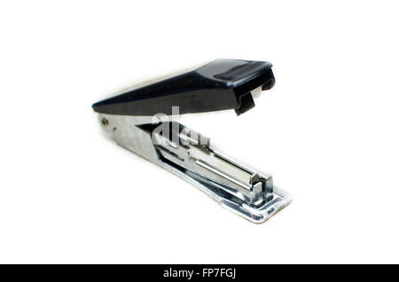 little black stapler Stock Photo