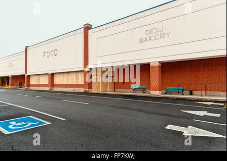 Out of Business Grocery Store Stock Photo