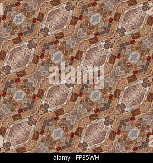 Mosaic of colored stone blocks as Seamless Texture Stock Photo