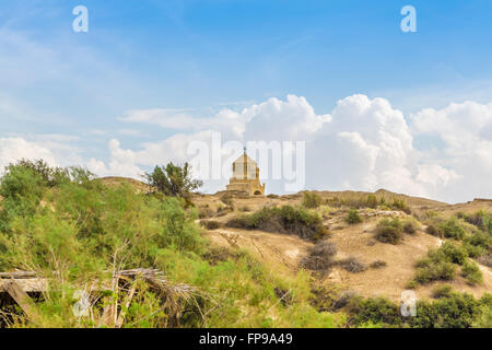 Churches at the Baptism Site, Jordan. Stock Photo