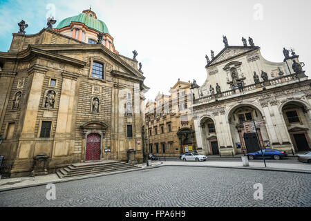 Prague, Czech Republic. 16th Mar, 2016. Saint Francis of Assisi Church in Prague © Aziz Karimov/Pacific Press/Alamy Live News Stock Photo