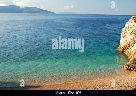 gorgeous summer landscape of istria near village brsec in croatia Stock Photo