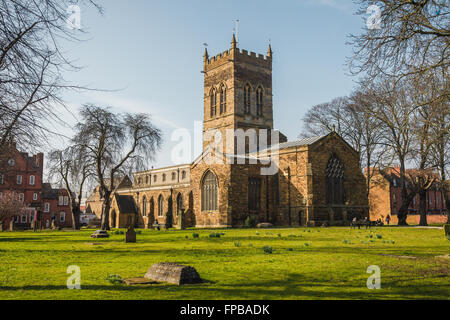 St Giles a medieval church in Northampton town centre. Stock Photo