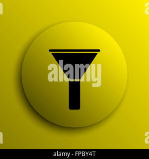 Filter icon. Internet button on white background Stock Photo - Alamy
