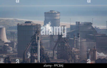 Port Talbot Steel Works Stock Photo