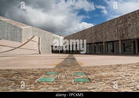 An external view of the Santiago de Compastela ion Spain. Stock Photo