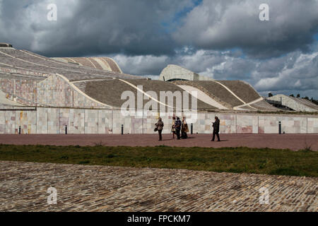 Different perspective of the city of culture in Spain, Santiago de Compastela Stock Photo