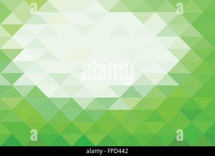 Green Color Of Abstract  polygonal Background. Vector Illustration. Stock Vector