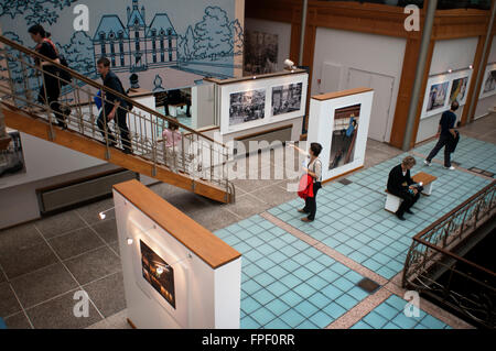 Centre Belge de la Bande Dessinee - Belgian Comic Strip Centre, Brussels, Belgium, Europe The Belgian Comic Strip Center, abbrev Stock Photo