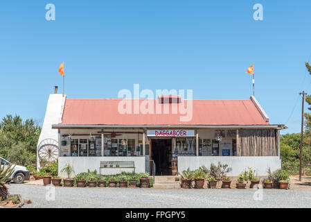 CRADOCK, SOUTH AFRICA - FEBRUARY 19, 2016: A farm stall next to the N10 road between Cradock and Cookhouse in the Eastern Cape P Stock Photo