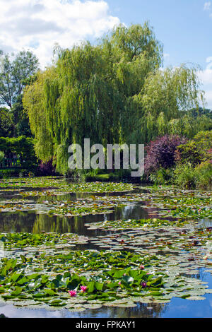 Garden of the painter Claude Monet Stock Photo