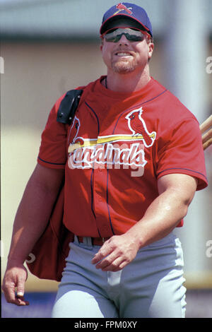Jupiter, Florida, USA. 22nd Jan, 2007. 1999: Mark McGwire of the St. Louis Cardinals during Spring Training in Jupiter, Fl. ZUMA Press/Scott A. Miller © Scott A. Miller/ZUMA Wire/Alamy Live News Stock Photo