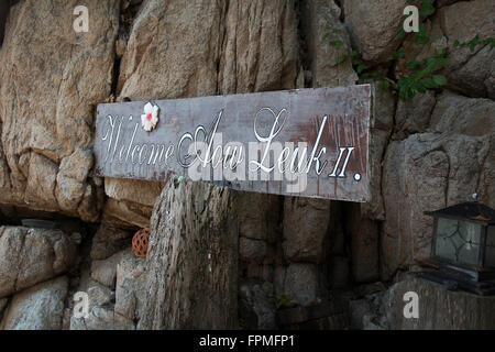 Aow Leuk beach, Koh Tao, Thailand Stock Photo