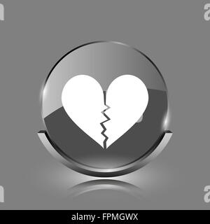3d broken heart design on Black and White Stock Photos & Images - Alamy