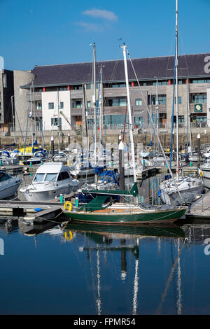 Victoria Dock Caernarfon Gwynedd North Wales Uk Stock Photo