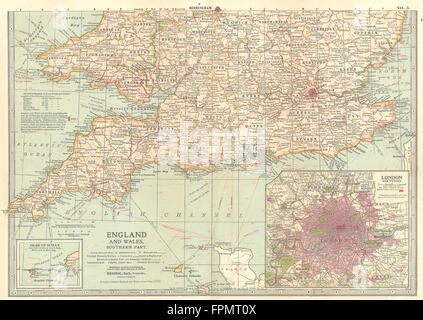 ENGLAND WALES N.Shows Civil War of the Roses Barons Wars battlefields 1903 map