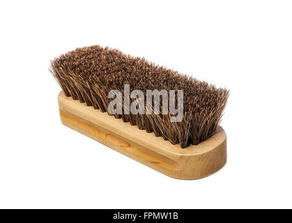 Clothes brush on a white background. Stock Photo