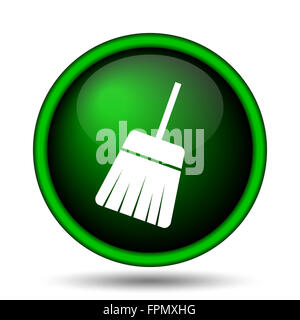 Sweep icon. Internet button on white background. Stock Photo