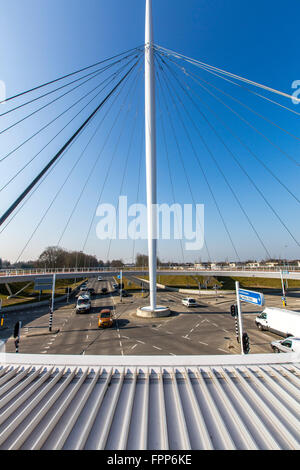 The Hovenring, A Roundabout For Cyclists And Pedestrians, Hanging Over 