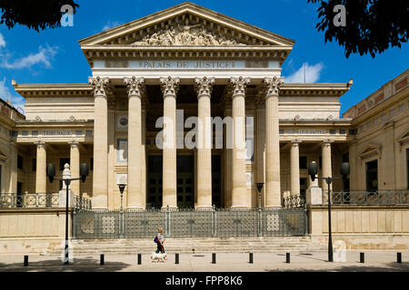 The law court building, Nimes,Gard,France Stock Photo