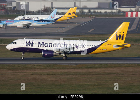 MONARCH Airbus a321 a320 Stock Photo