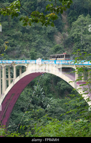 The Coronation (tiger) Bridge, Sevoke, Darjeeling, West Bengal, India 