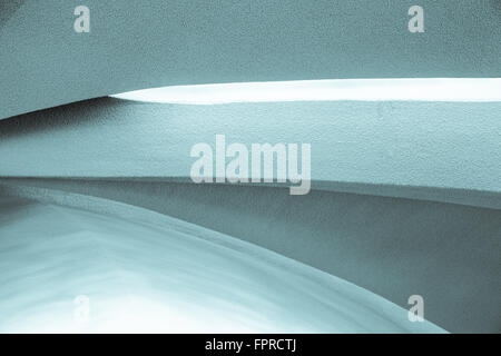 Abstract modern architectural lines and light Stock Photo
