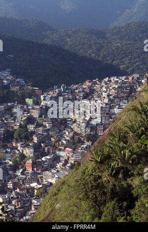 Rio de Janeiro Rocinha favela Stock Photo