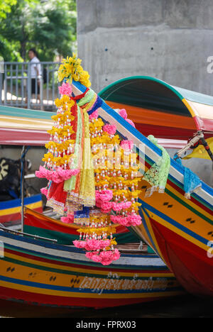 Water Taxi, Chao Phraya River, Bangkok, Thailand Stock Photo