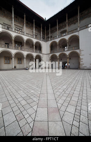 Renaissance courtyard at Wawel Castle in Kraków, Poland Stock Photo - Alamy