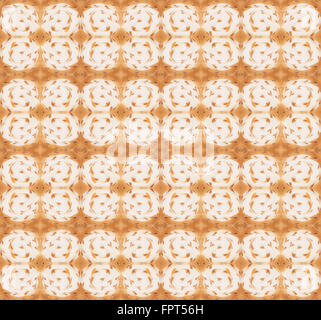 Seamless pattern with latte art coffee Stock Photo