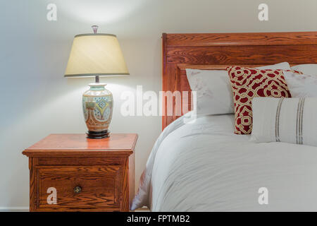 Bedroom classic interior design Stock Photo