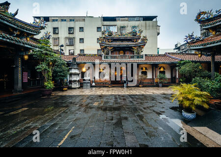 The Dalongdong Baoan Temple, in Taipei, Taiwan. Stock Photo