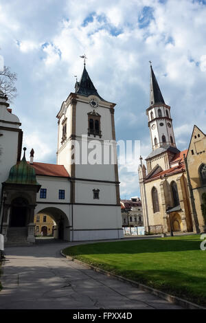 Levoca, PRESOV, SLOVAKIA -MAY 01, 2014: Old historic building on the ...