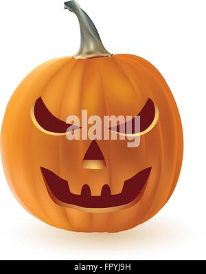 halloween pumpkin vector illustration Stock Vector