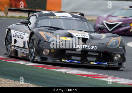 Montmelo, Spain. 19th Mar, 2016. Driver Stucky Bruno. Endurance GT. V de V endurance Series. Montmelo, Spain. March 19, 2016 Credit:  Miguel Aguirre Sánchez/Alamy Live News Stock Photo