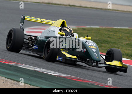 Montmelo, Spain. 19th Mar, 2016. Driver Pietro Peccenini. Challenge formula. V de V endurance Series. Montmelo, Spain. March 19, 2016 Credit:  Miguel Aguirre Sánchez/Alamy Live News Stock Photo