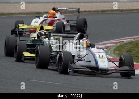 Montmelo, Spain. 19th Mar, 2016. Driver Luis Sanjuan. Challenge formula. V de V endurance Series. Montmelo, Spain. March 19, 2016 Credit:  Miguel Aguirre Sánchez/Alamy Live News Stock Photo