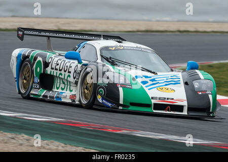 Montmelo, Spain. 19th Mar, 2016. Driver Oliver Campos. Endurance GT. V de V endurance Series. Montmelo, Spain. March 19, 2016 Credit:  Miguel Aguirre Sánchez/Alamy Live News Stock Photo