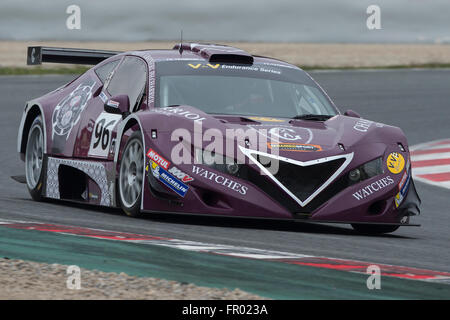 Montmelo, Spain. 19th Mar, 2016. Driver Roberto Rayneri. Endurance GT. V de V endurance Series. Montmelo, Spain. March 19, 2016 Credit:  Miguel Aguirre Sánchez/Alamy Live News Stock Photo