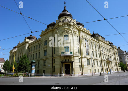 KOSICE, SLOVAKIA -MAY 01, 2014: Old historic building of museum in Kosice city, Slovakia. Stock Photo