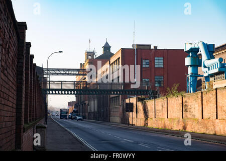 Steelworks at Sheffield, UK Stock Photo