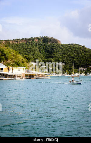 Papparazzi Restaurant, Antigua Slipway, English Harbour, Antigua Stock Photo