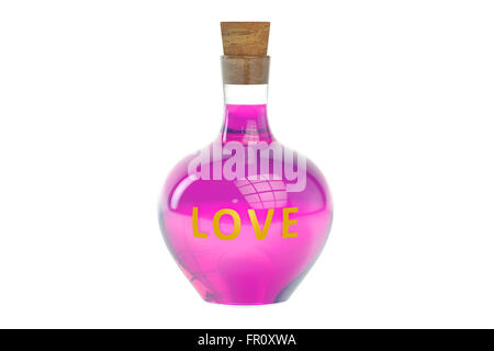 love potion isolated on white background Stock Photo
