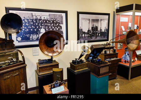 Fort Ft. Myers Florida,Thomas Edison & Henry Ford Winter Estates,historical museum,interior inside,exhibit exhibition collection display sale antique, Stock Photo