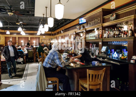 Florida,South,FL,New Port Richey,Argento's Italian Bistro & Pastry Shop,bar bars lounge pub,counter,restaurant restaurants food dining eating out cafe Stock Photo