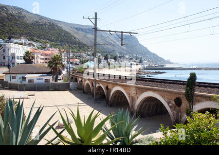 Kalk Bay Train in Western Cape - South Africa Stock Photo
