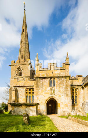 St Michael's and All Angels Parish Church Stanton Gloucester England UK Stock Photo