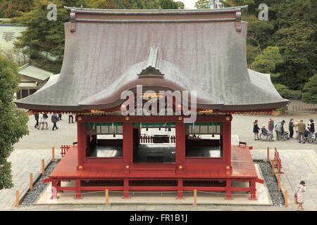 Japan, Kamakura, Tsurugaoka Hachimangu Shrine, Stock Photo