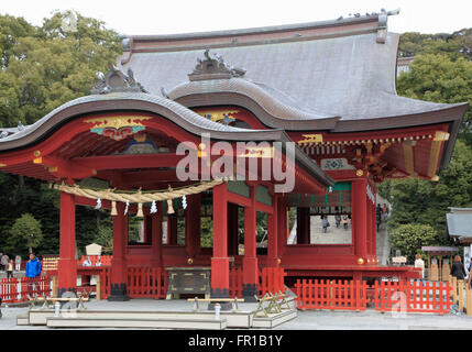 Japan, Kamakura, Tsurugaoka Hachimangu Shrine, Stock Photo